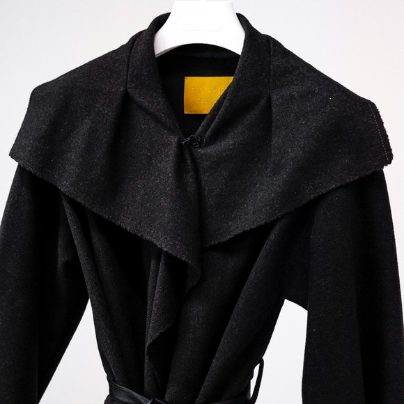 Lanvin A/W 07 Ribbon Belt Wrap Coat - Picture 3 of 10